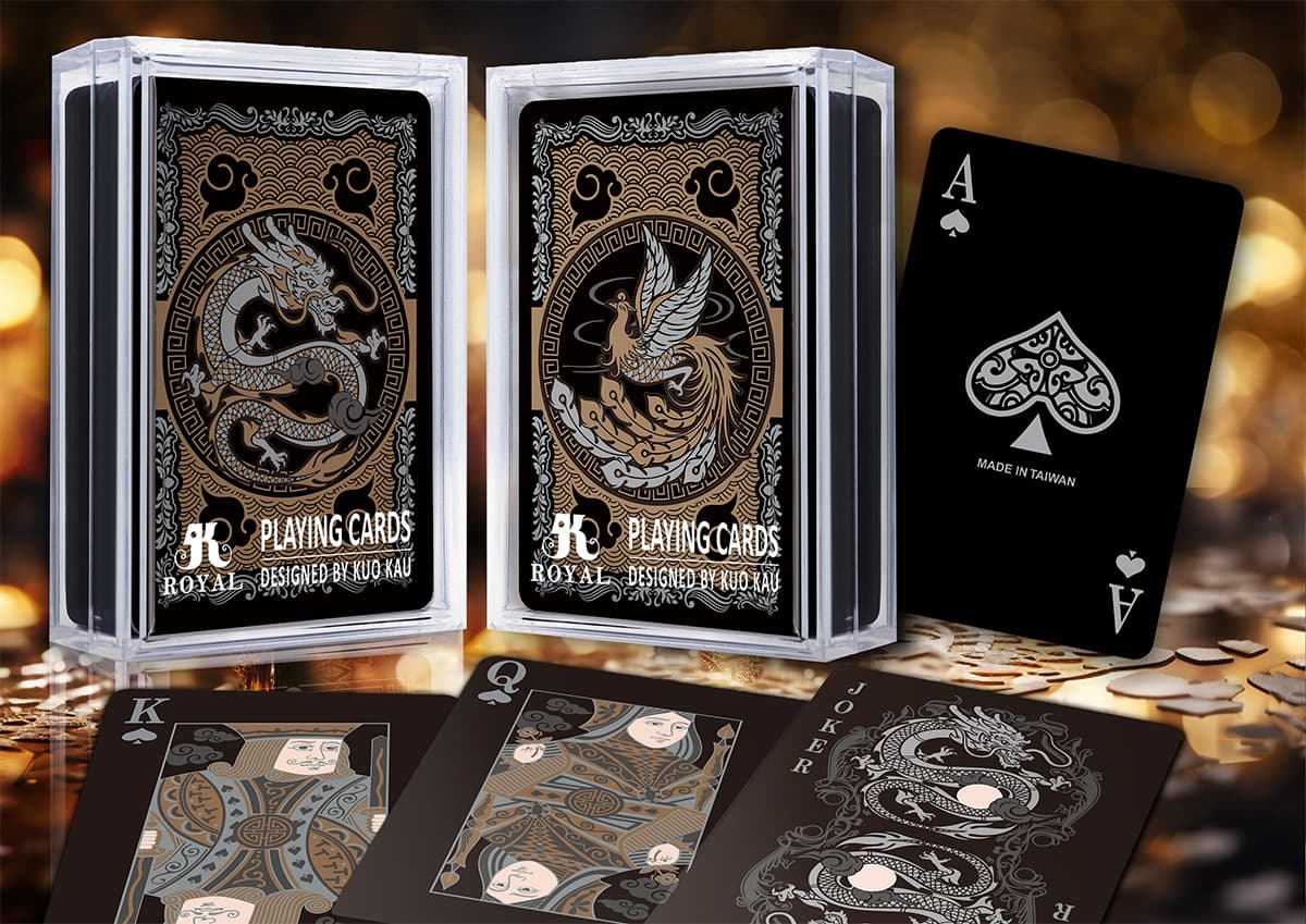 Dragon & Phoenix : Luxury Playing Cards, A Lavish Choice For The Year Of The Dragon!