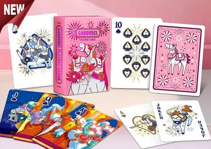 The Carousel After Hours Sammelspielkarten mit Folienprägung, Faltschachtel