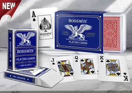 BOSSWIN 賭場材質大字體撲克牌正式推出！
