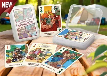 Un jeu de cartes humoristique pour les amateurs de plein air