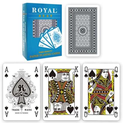 Royal Paper Playing Cards - &#xCD;ndice de 4 esquinas