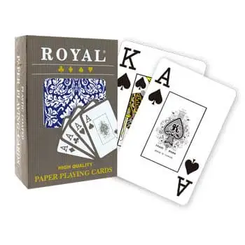 Royal Paper Playing Cards - Índice Jumbo