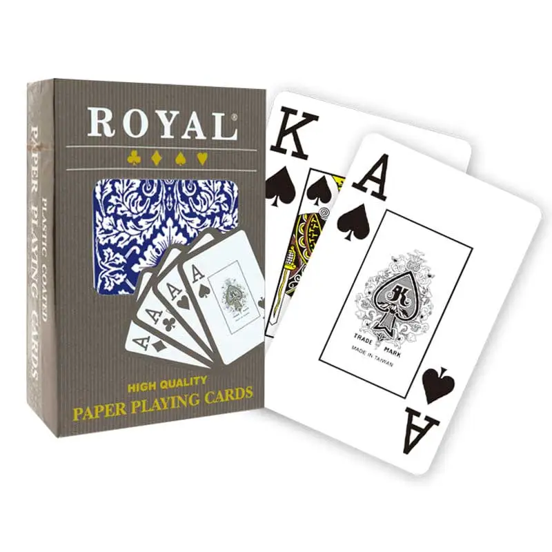 Игральные карты Royal Paper - Jumbo index