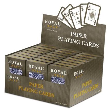 Cartes &#xE0; jouer Royal Paper - Index Jumbo