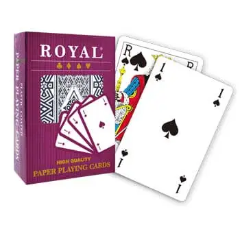 Royal Paper Playing Cards - Índice francés