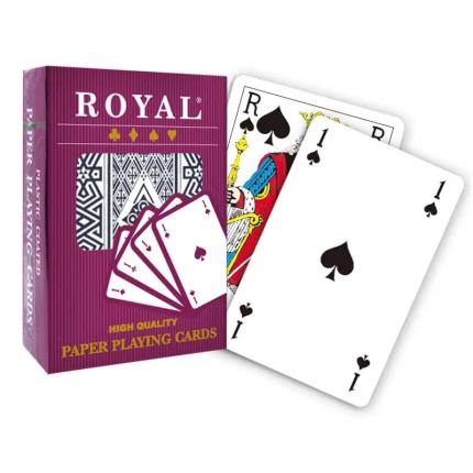 Cartes &#xE0; jouer Royal Paper - Index fran&#xE7;ais