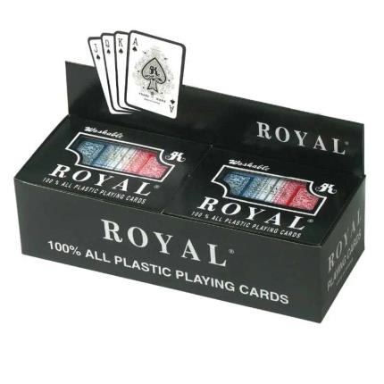 Royal Plastic Playing Cards Standard Index / barajas dobles