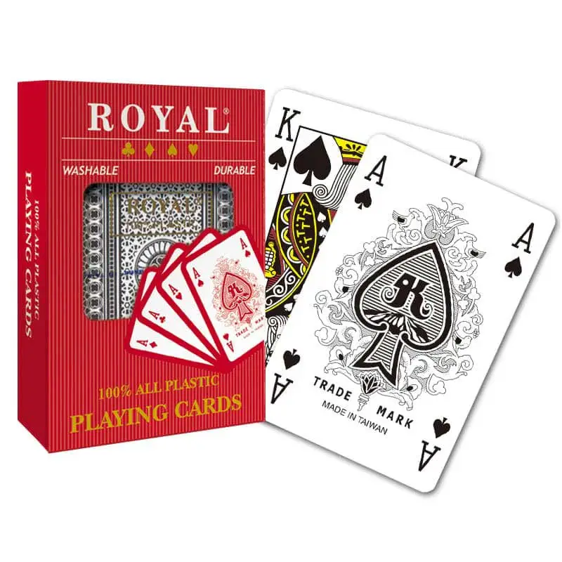 Royal Plastic Playing Cards 4 Índice de Esquinas