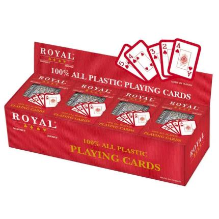 Indice Jumbo di carte da gioco in plastica reale