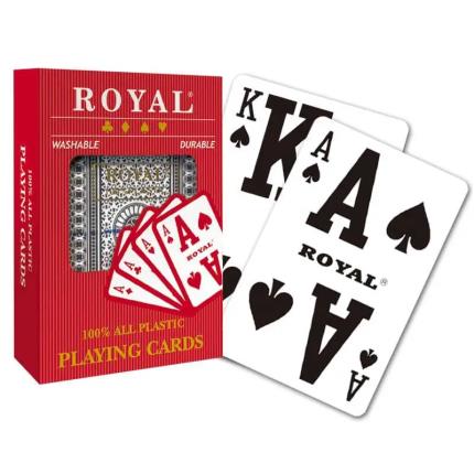 Royal Plastic Playing Cards &#xCD;ndice de baixa vis&#xE3;o