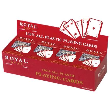 Cartes &#xE0; Jouer en Plastique Royal Index Fran&#xE7;ais