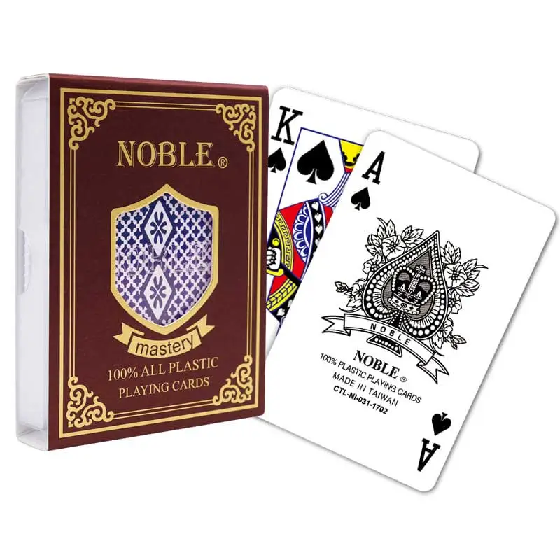 Indice standard delle carte da gioco in plastica nobile
