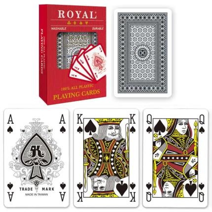 Royal 塑膠撲克牌-四角