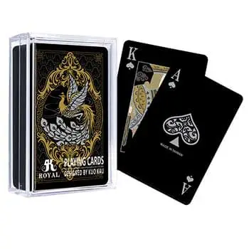 Cartão de jogo dragão e fênix