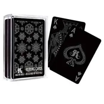 Siyah Oyun Kartları-Kar Tanesi Serisi