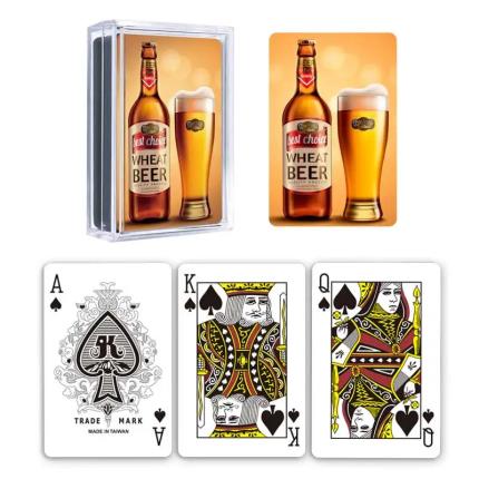 Individuelle Pokerkarten aus Kunststoff &#x2013; Alchoal Advertising