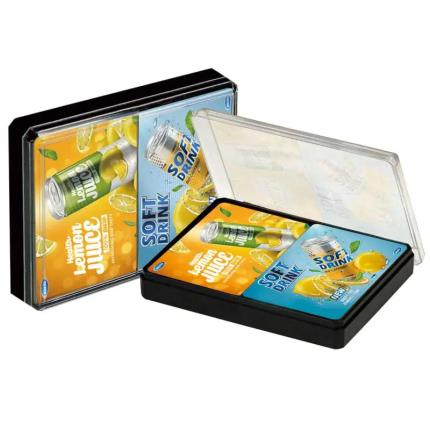 Carte Bridge in plastica personalizzate - Set a doppio mazzo D205