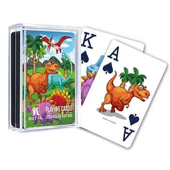 Carte da gioco a tema del parco di divertimenti - Jurassic