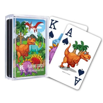 Cartas de jogar tem&#xE1;ticas de parque de divers&#xF5;es - Jurassic