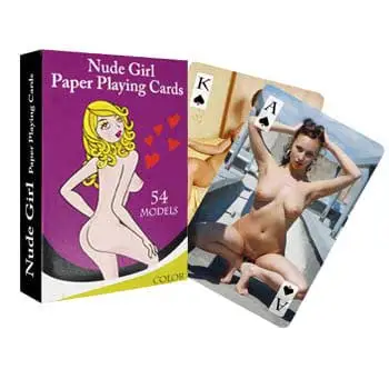 Cartas de jogar femininas nuas - série de nudez completa