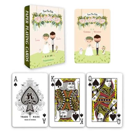 Benutzerdefinierte Spielkarten Hochzeit