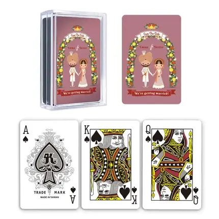 Custom Playing Cards Wedding