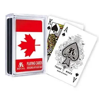 Игральные карты с национальным флагом - Канада