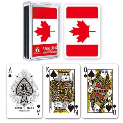 Flaggen-Spielkarten &#x2013; Kanada