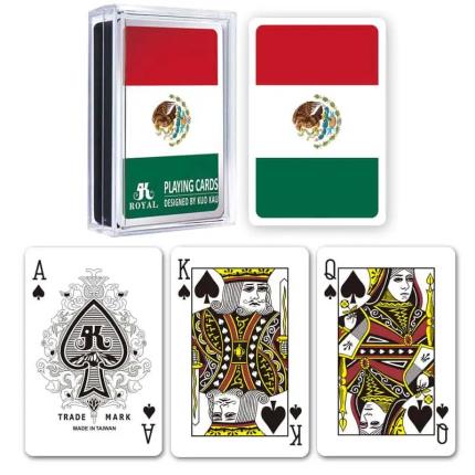 Cartes &#xE0; jouer drapeau national - Mexique