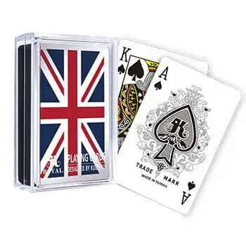 Carte da gioco con bandiera nazionale - Regno Unito