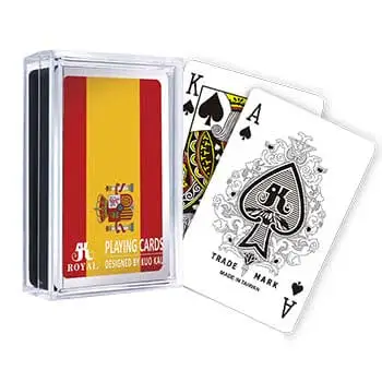 Flaggen-Spielkarten – Spanien