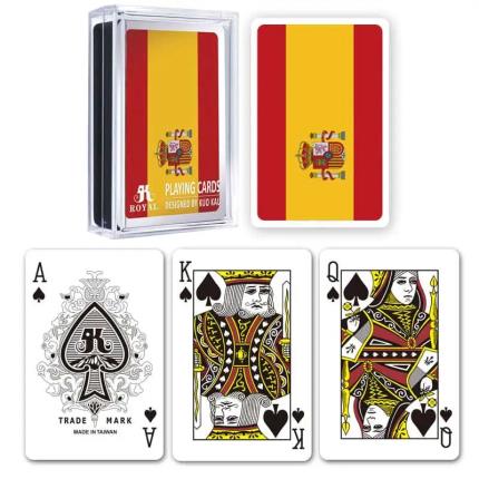 Cartas de jogar bandeira - Espanha