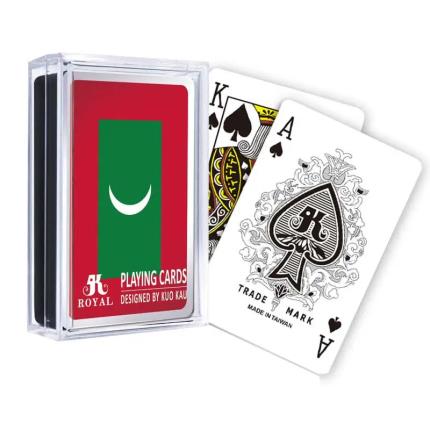 Flaggen-Spielkarten &#x2013; Malediven