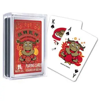 Neujahrs-Spielkarten-Jahr des Ochsen - Lucky Series