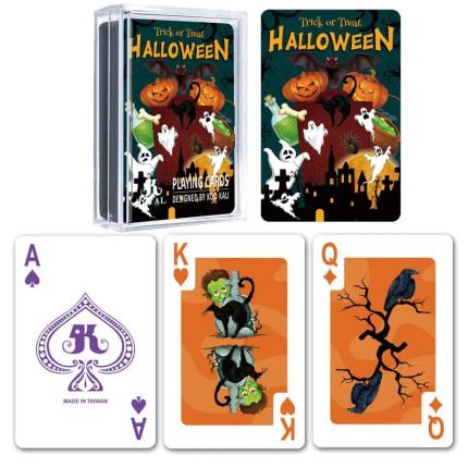 Bunte Halloween-Spielkarten