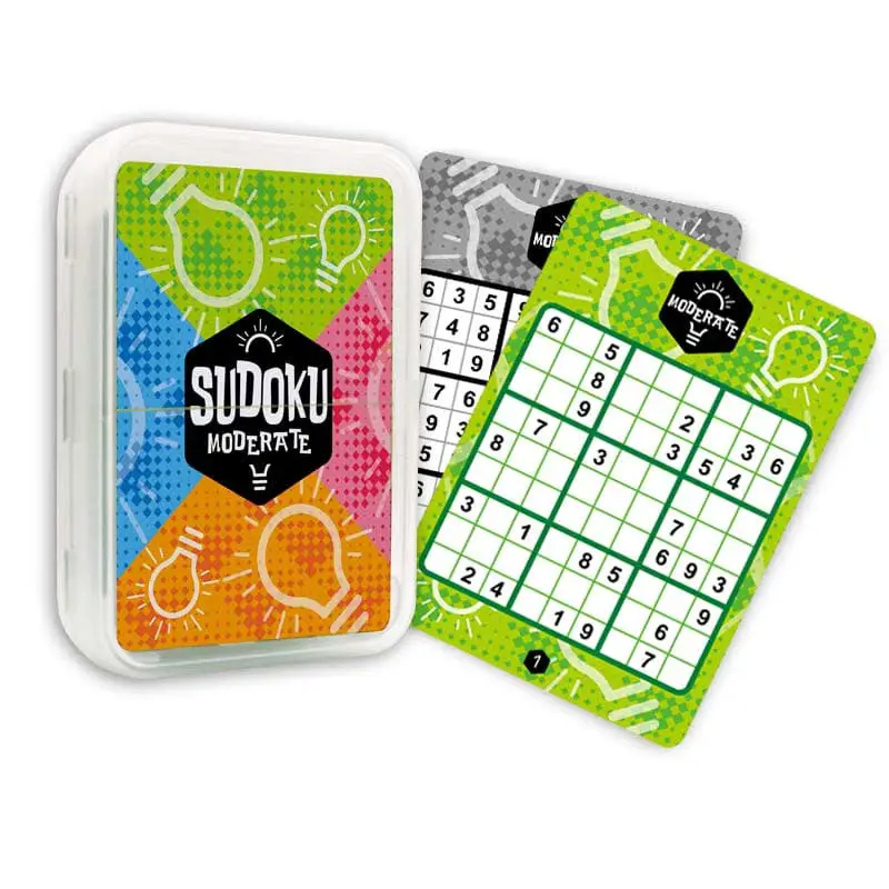 Sudoku-Spielkarten - Level moderat