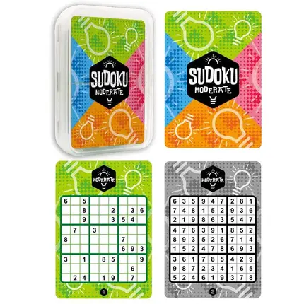 Sudoku playing cards - Level moderate