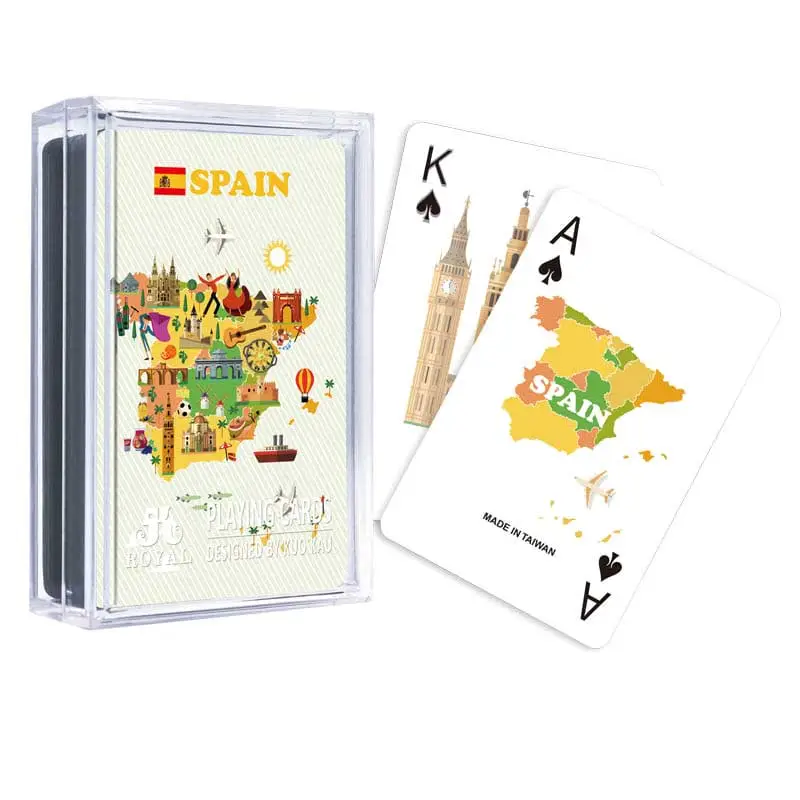 Mappa di carte da gioco - Spagna