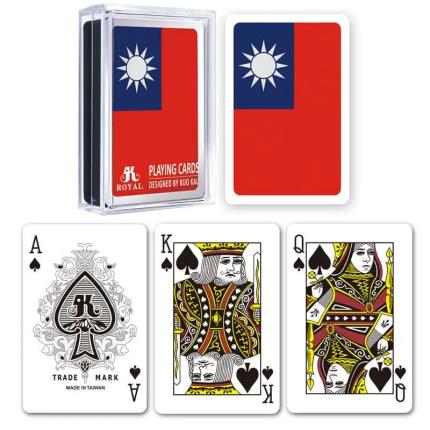 Cartas de jogar bandeira - Taiwan