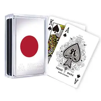 Carte da gioco con bandiera nazionale - Giappone