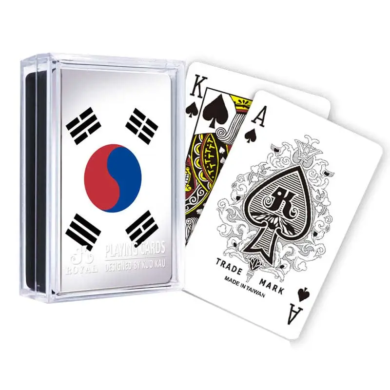 Flaggen-Spielkarten – Korea