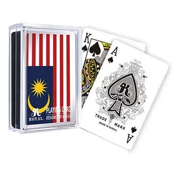 Cartas de jogar da bandeira nacional - Malásia