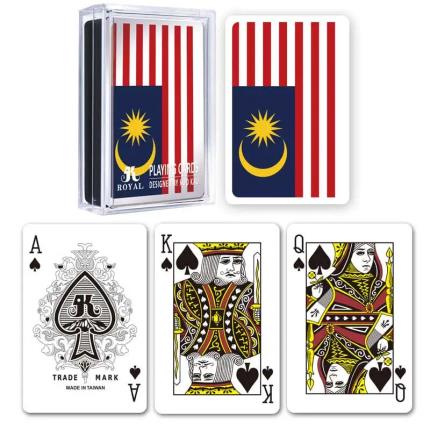 Cartes &#xE0; jouer drapeau - Malaisie