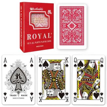 Royal 塑膠撲克牌-四角