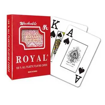 Royal Plastic Playing Cards Jumbo Index