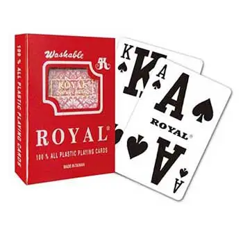 Royal Plastic Playing Cards Índice de baixa visão