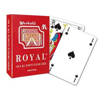 Kraliyet Plastik Oyun Kartları Fransız Endeksi