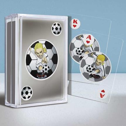 Cartes &#xE0; jouer transparentes s&#xE9;rie Sport