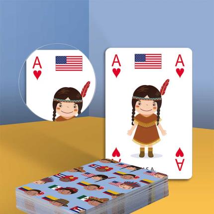 童趣三合一教育撲克牌(附收納盒) - 美洲版