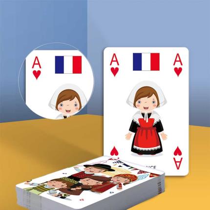 童趣三合一教育撲克牌(附收納盒) - 歐洲版